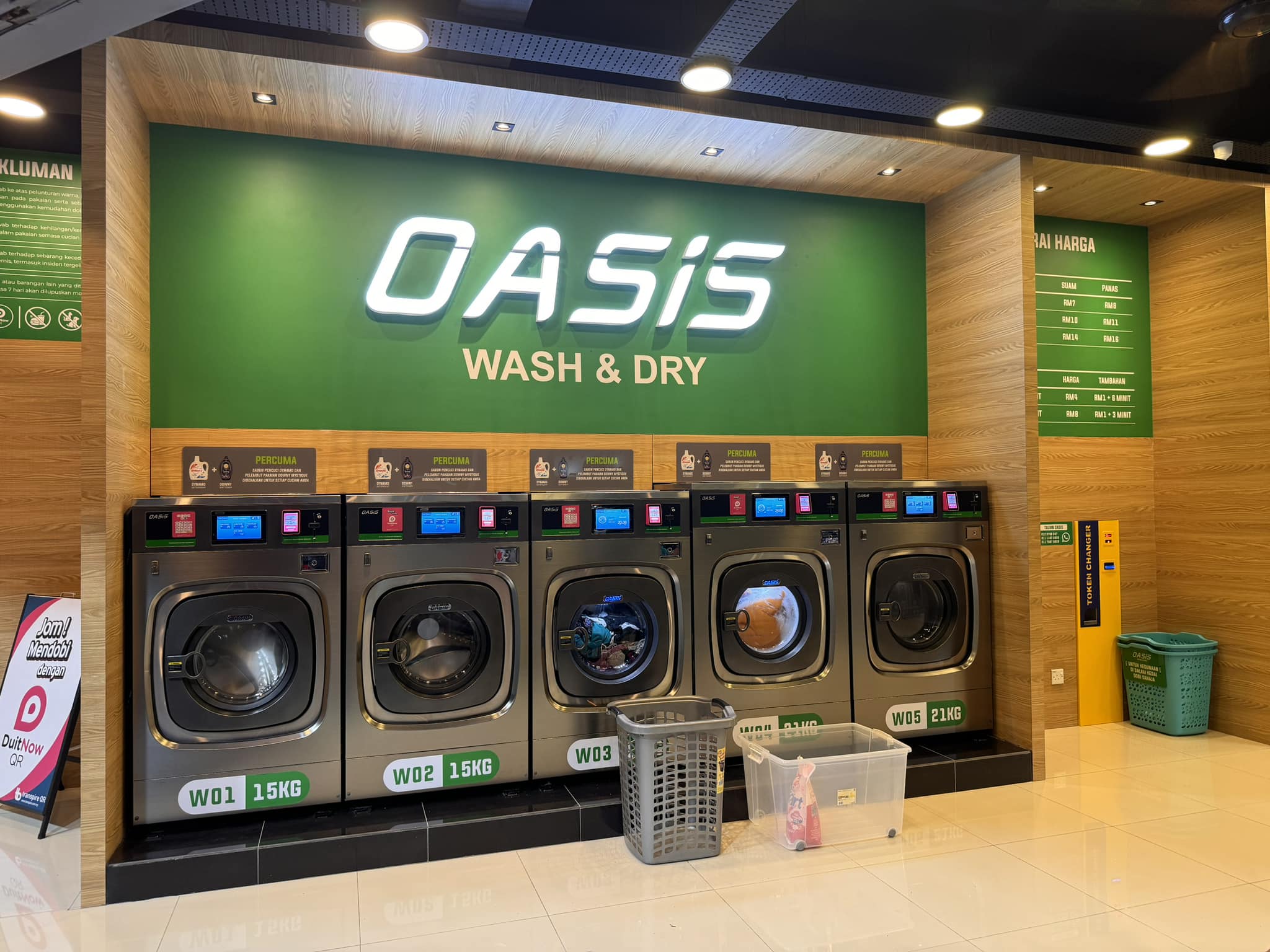 Oasis Wash & Dry Taman Seroja showroom outlet.
