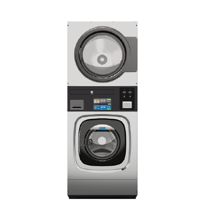 Oasis hardmount stacked washer-dryer laundry machine.